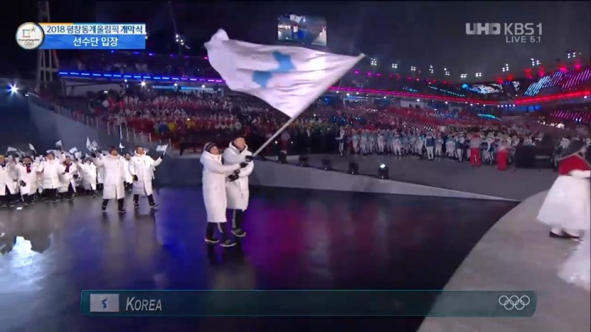 VIDEO - Moment istoric la ceremonia de deschidere a JO de iarnă