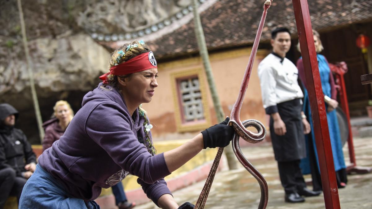 Spălat de elefanți, gătit carne de șarpe sau tatuaje permanente printre probele din Asia Express