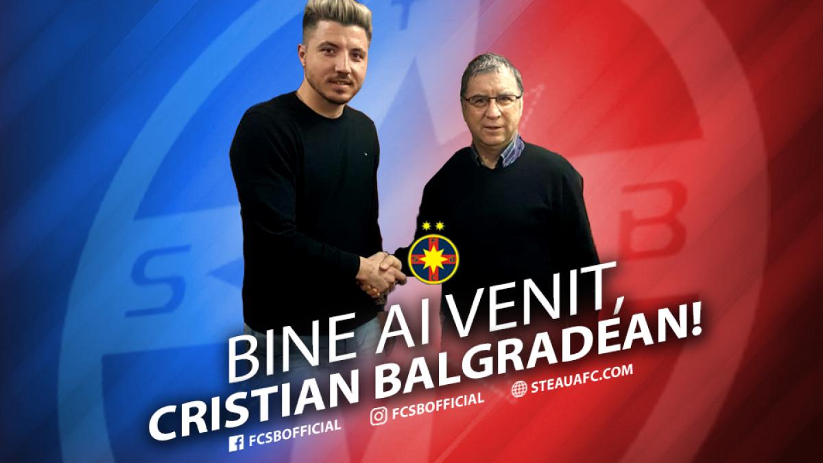 OFICIAL. Cristian Balgradean a semnat cu FCSB