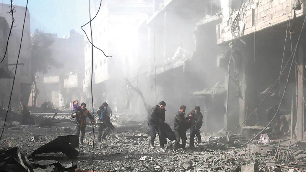 Măcel sirian în Ghouta de Est, cu ajutorul rușilor