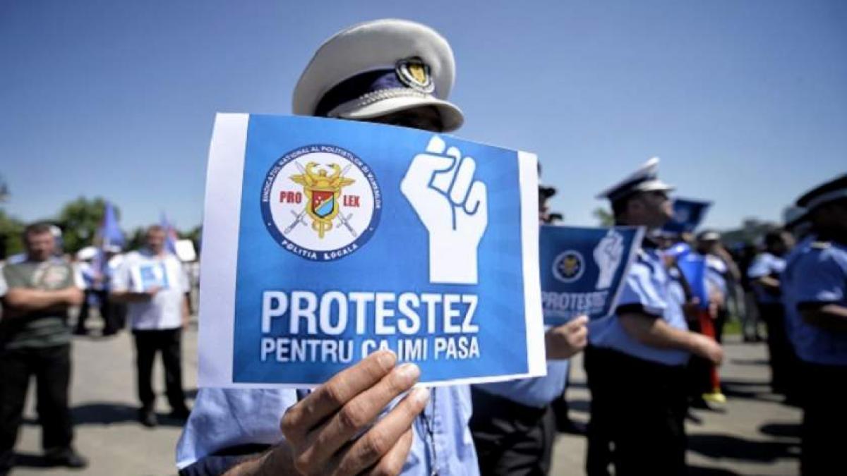 De Ziua Poliţiei sindicatele din Ministerul de Interne anunţă un miting de proporţii