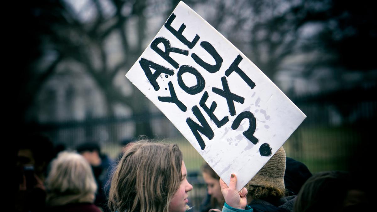Protest în memoria celor 17 persoane omorâte la Marjory Stoneman Douglas