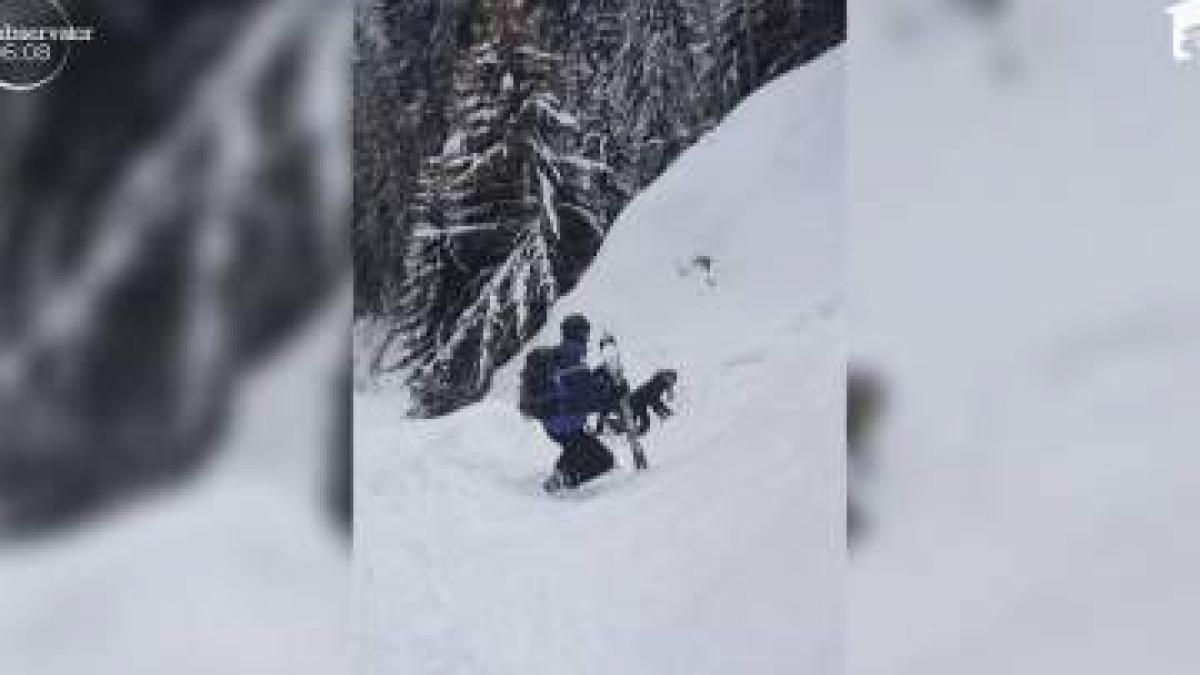 Salvamontiştii au fost din nou în alertă după ce mai mulţi turişti s-au aventurat pe munte