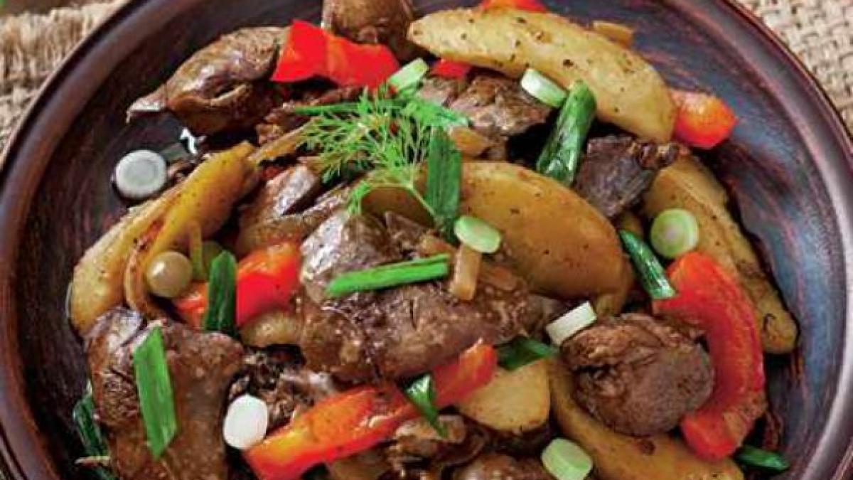 Rețeta zilei: Ficăței cu legume