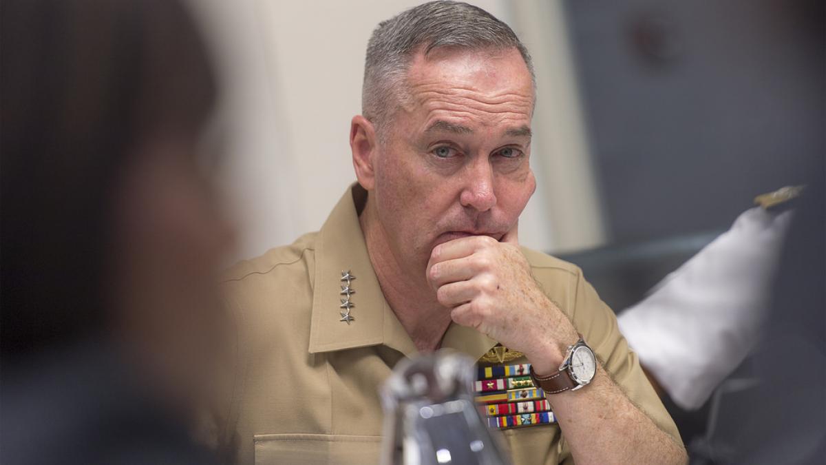 Șeful Statului Major american a vorbit despre loviturile contra Siriei