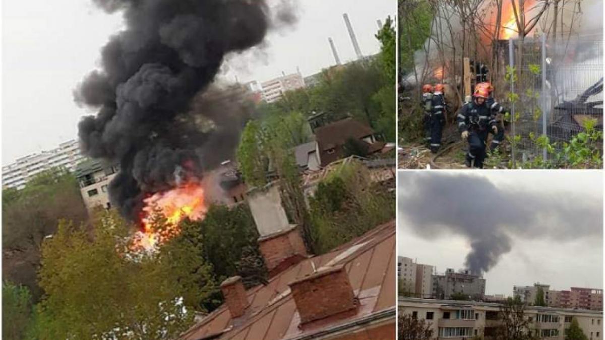 Incendiu devastator în Capitală, în zona Mall Vitan!