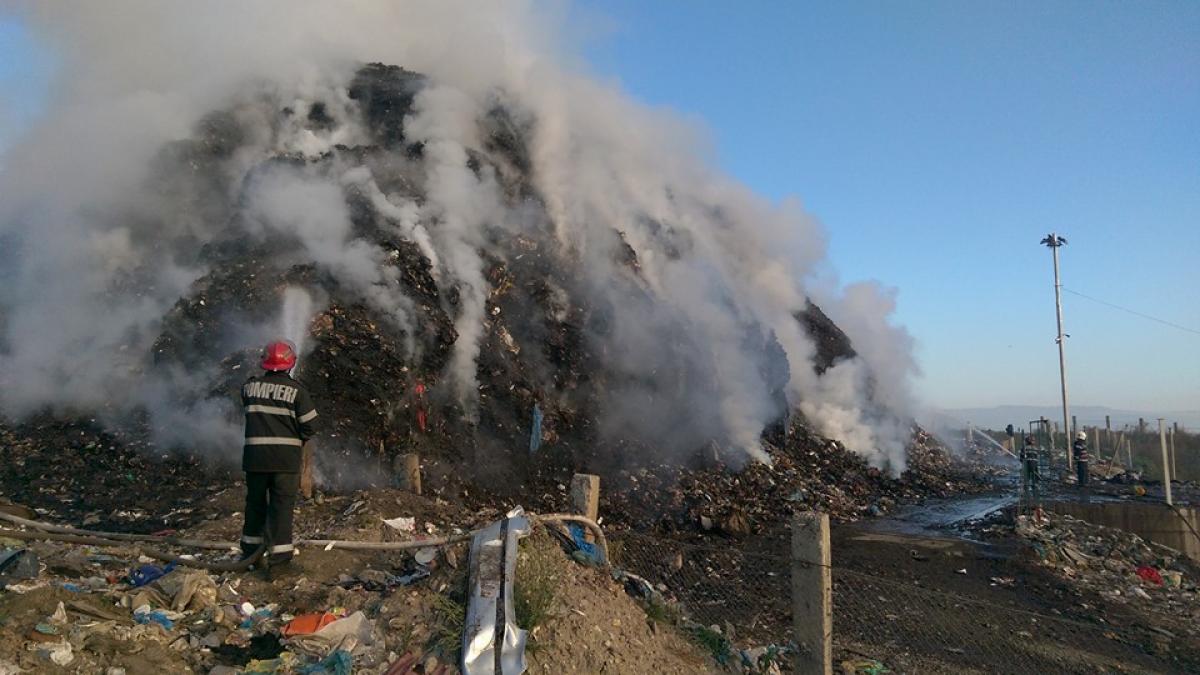 Nou incendiu la groapa de gunoi de la Pata Rât