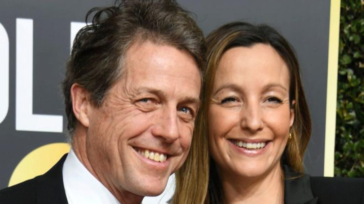 Hugh Grant s-a căsătorit cu Anna Eberstein