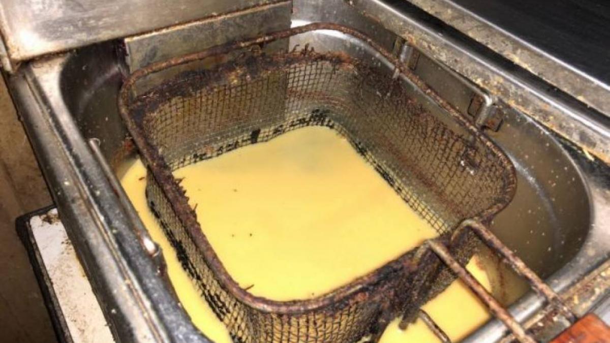 Mizerie cruntă într-un subsol unde se prepara mâncare pentru elevi