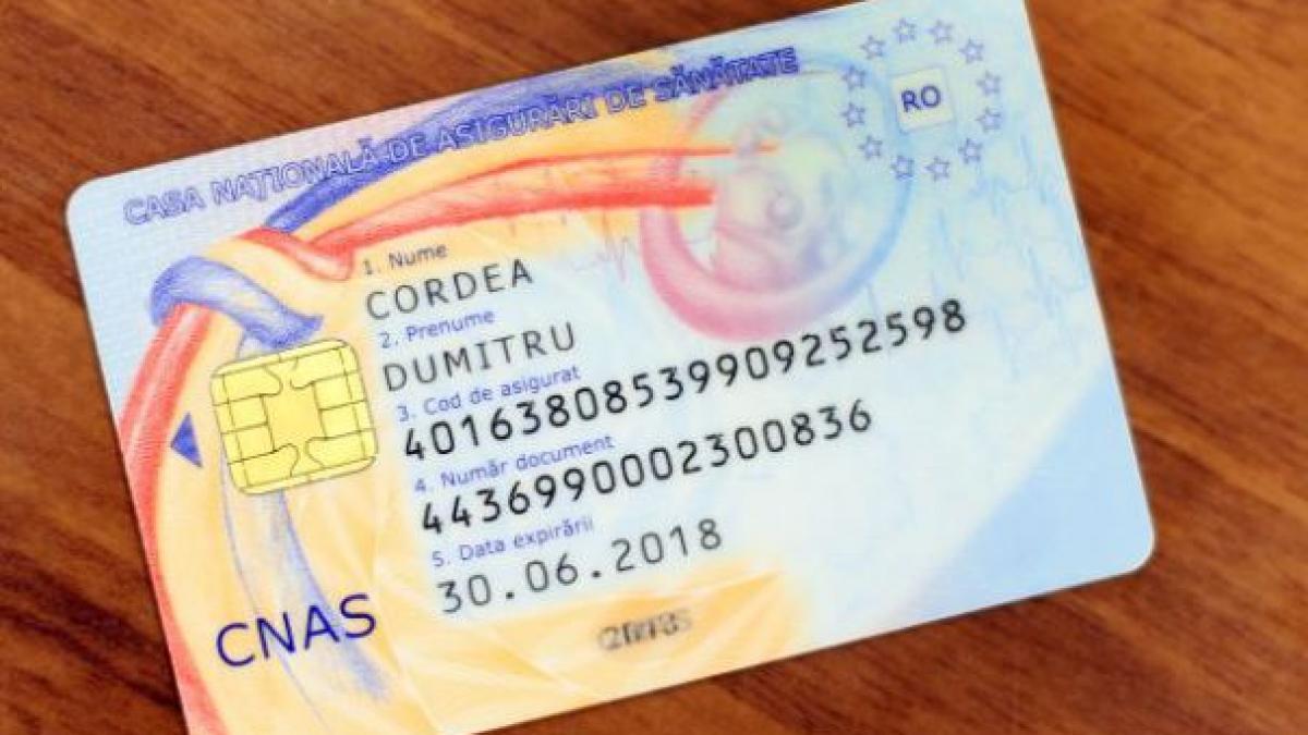 Termenul de valabilitate în cazul cardului de sănătate a fost prelungit de la 5 la 7 ani de la data emiterii