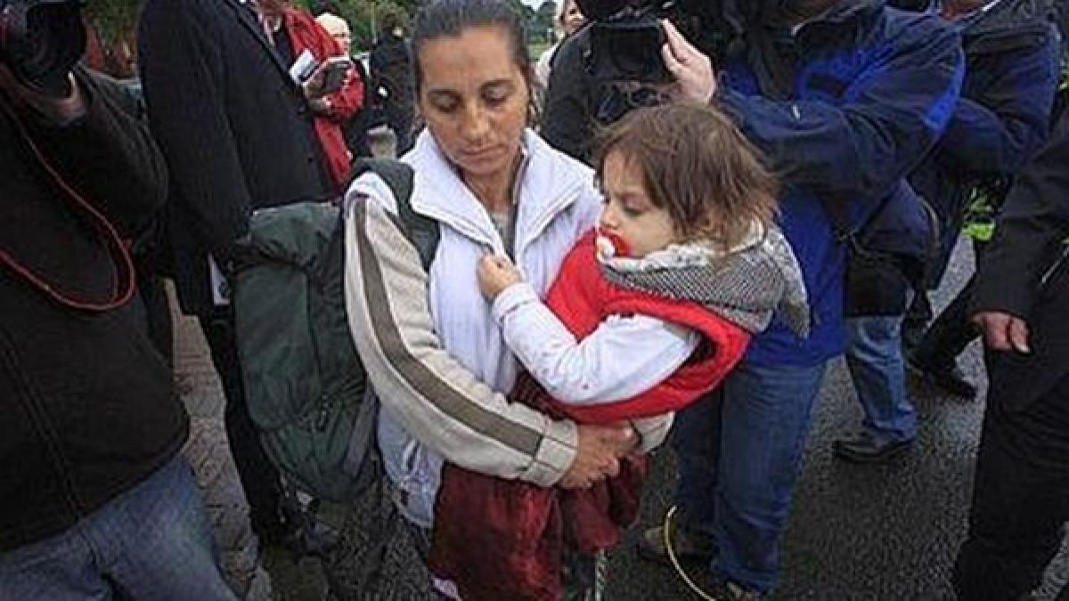 O tabără de romi a fost evacuată din Roma