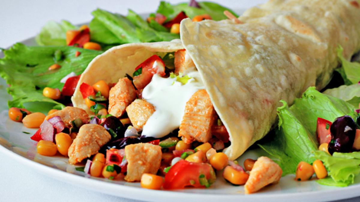 Reţeta zilei: Burrito de pui