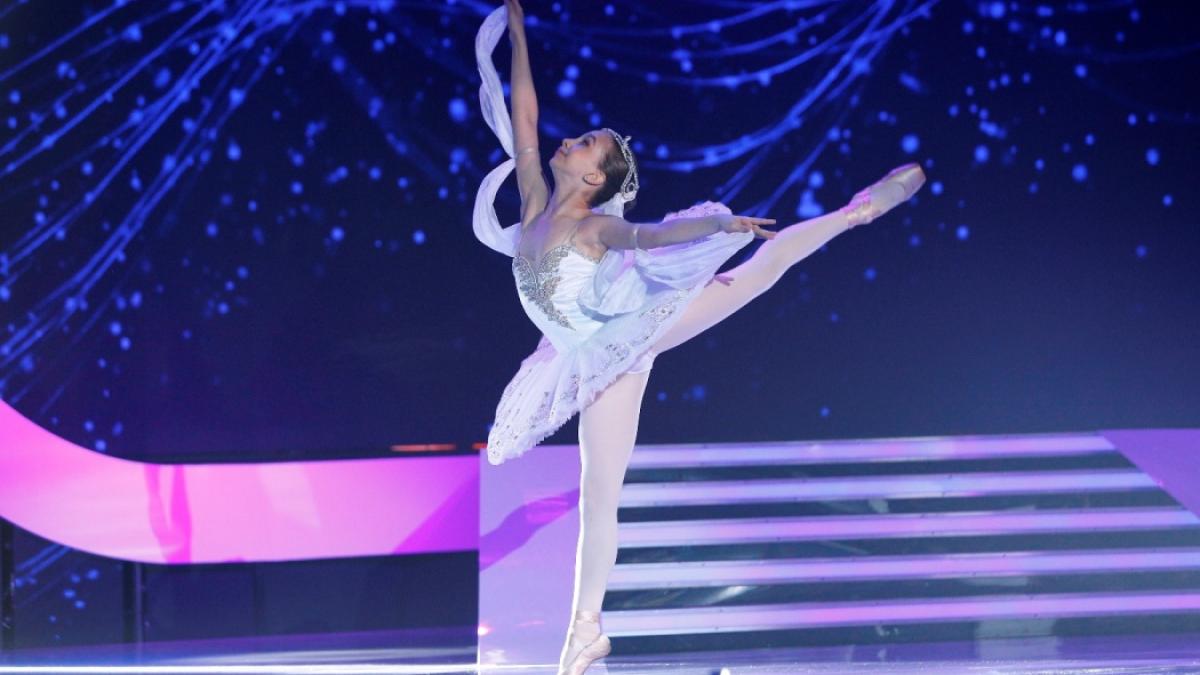 Balet și levitație, desen pe apă și experimente chimice,  în ediția cu numărul 100 a show-ului “Next Star”