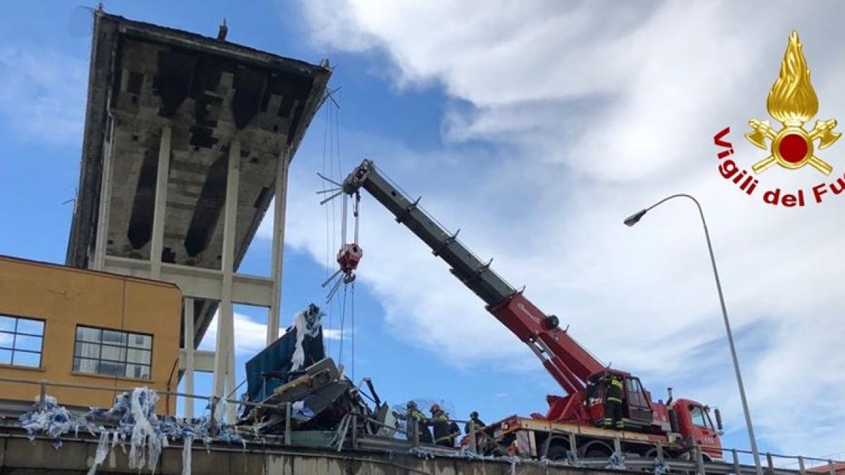 Prăbușirea viaductului Morandi - Încă 10-20 de persoane dispărute 
