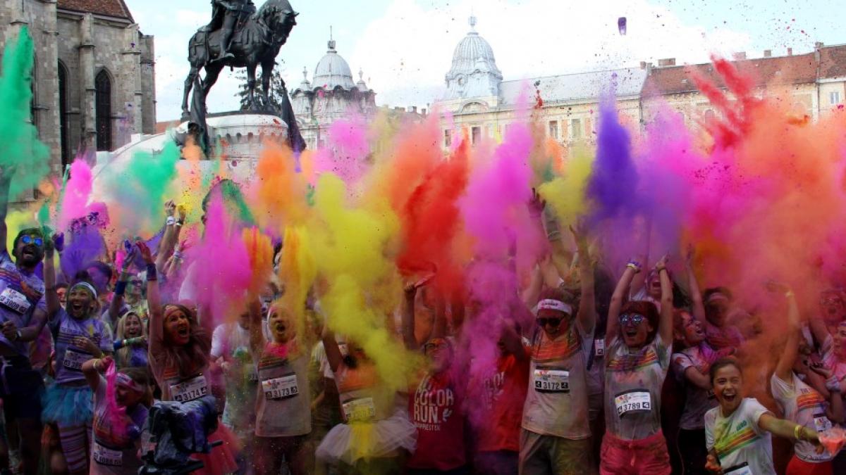 The Color Run, sâmbătă seara, în Capitală