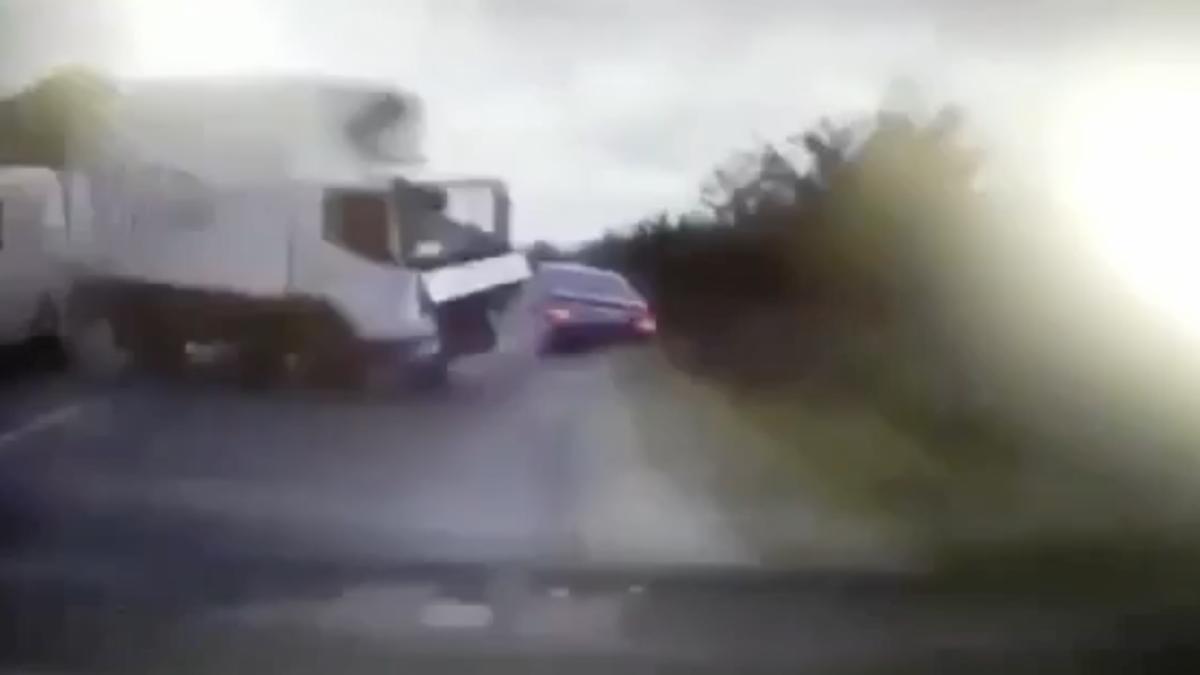 VIDEO - Momentul în care s-a produs accidentul în care a fost rănit Igor Dodon