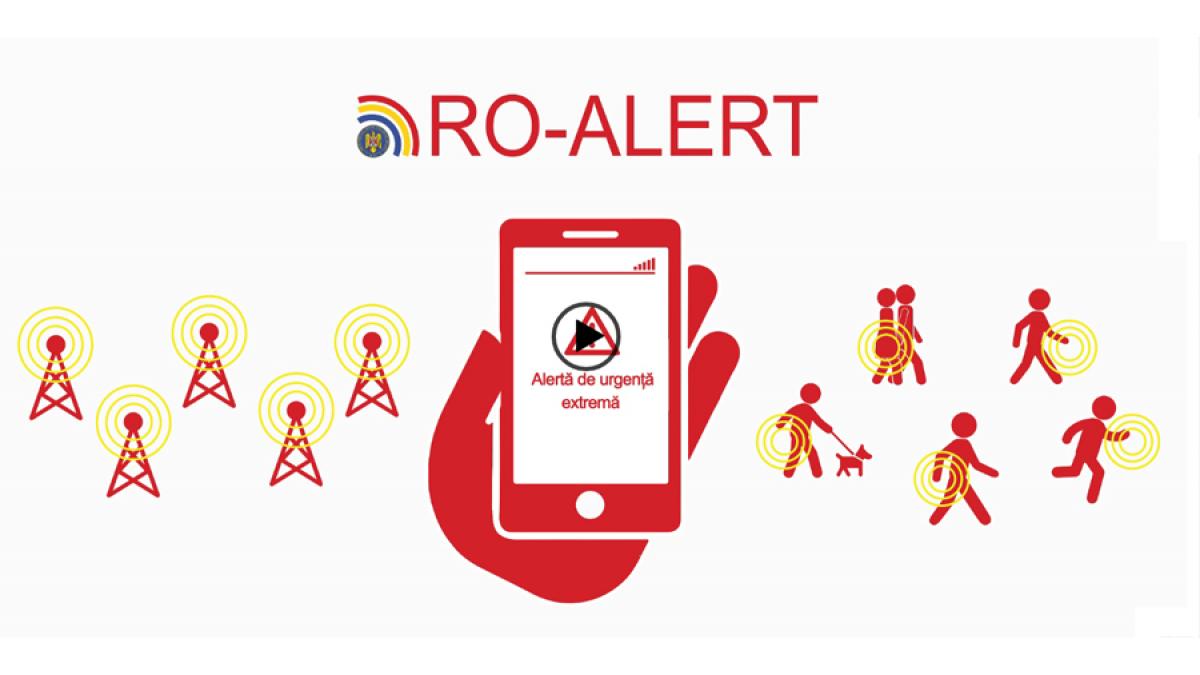 Sistemul RO-ALERT va transmite vineri primele mesaje test