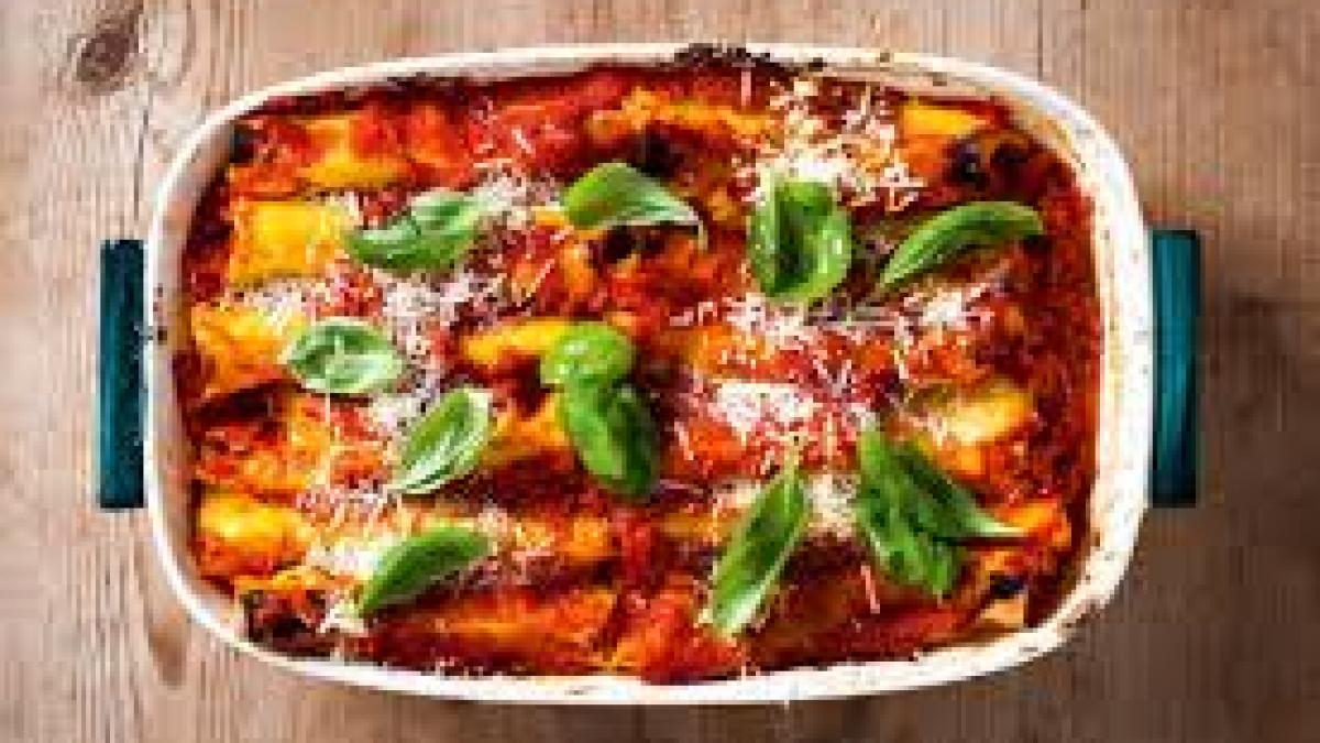 Reteta zilei:Cannelloni cu carne şi sos bechamel