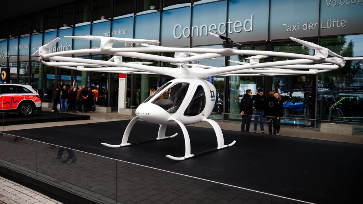 Taxiul zburător Volocopter va fi testat în Singapore în 2019