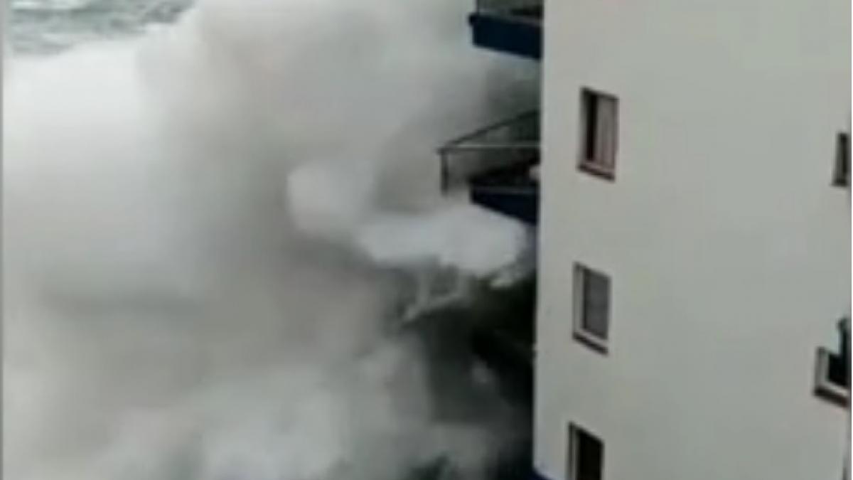 VIDEO Imagini spectaculoase cu o furtună în Tenerife
