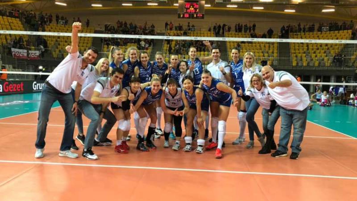 Victorie importantă pentru CSM Bucureşti în grupele Ligii Campionilor la volei feminin