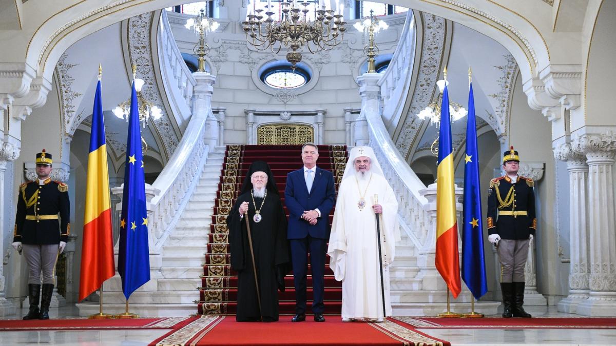Patriarhul Ecumenic Bartolomeu, primit la Palatul Cotroceni 