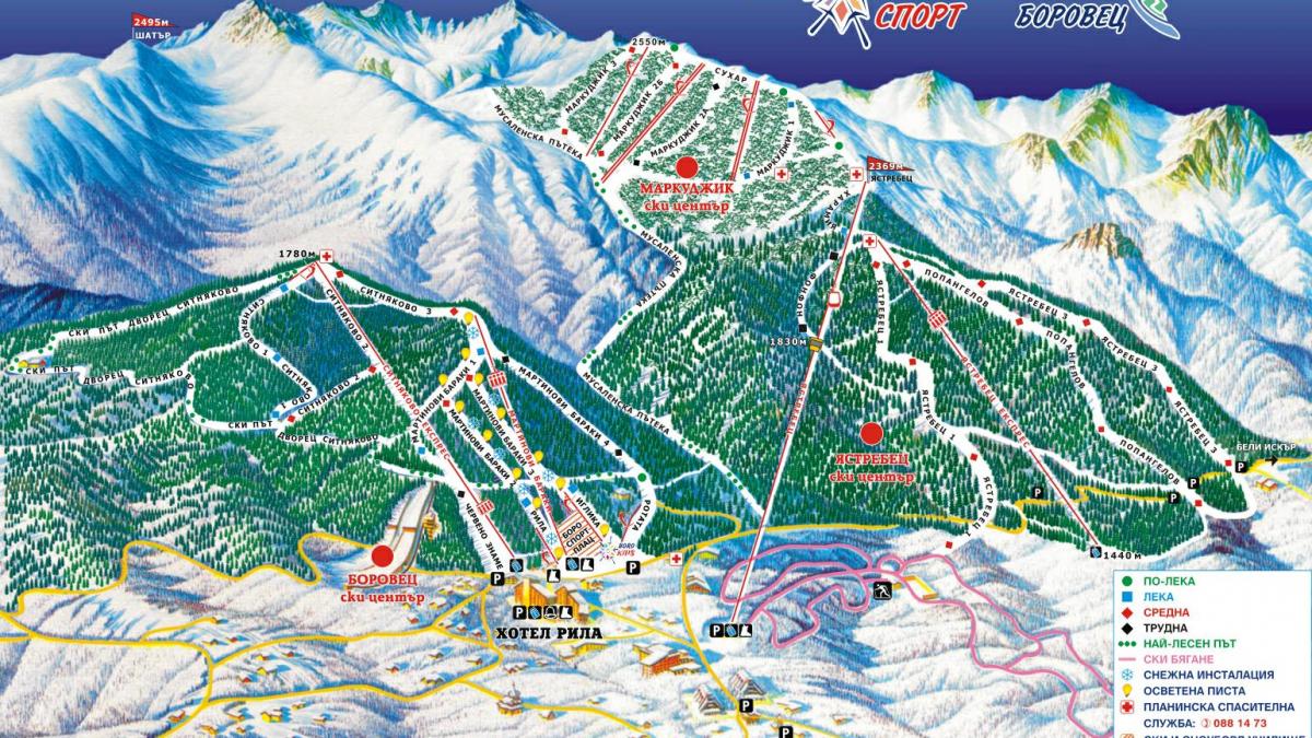 Destinaţii din Bulgaria perfecte pentru schi