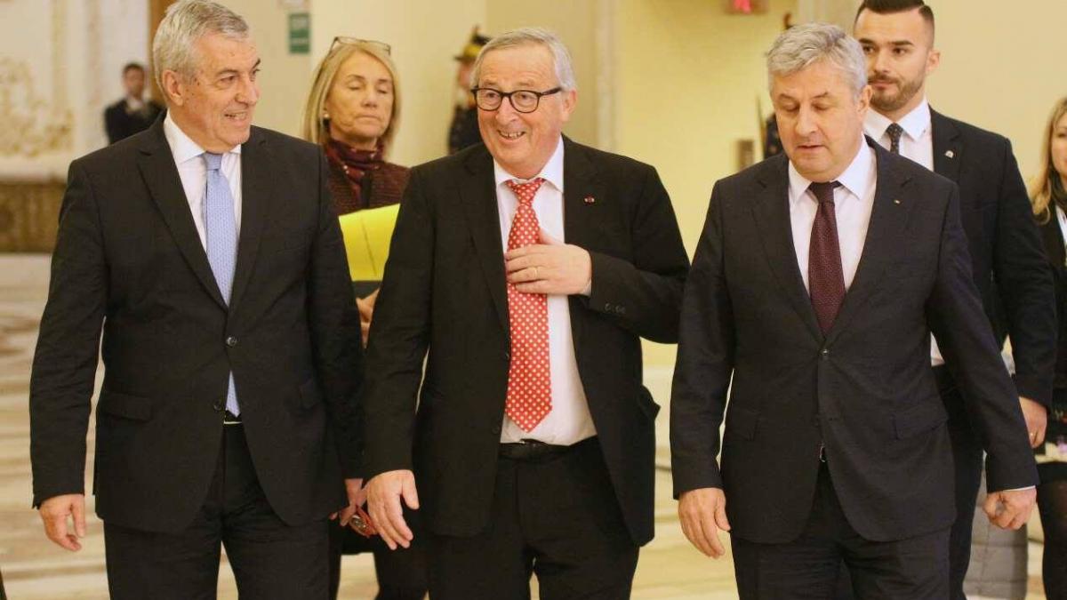 GALERIE FOTO Călin Popescu Tăriceanu și Florin Iordache au discutat cu Jean-Claude Juncker 