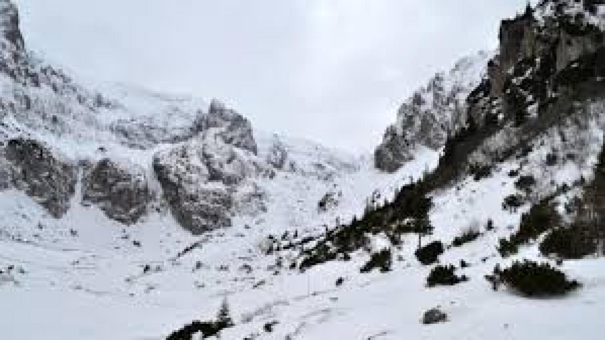 Pericol de avalanşă în Masivul Postăvarul