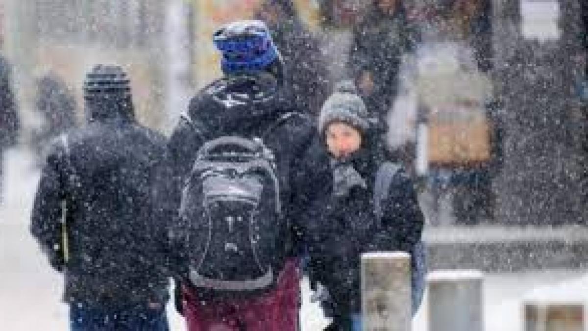 Cursuri suspendate joi şi vineri în 49 de unităţi de învăţământ din Cluj şi Maramureş