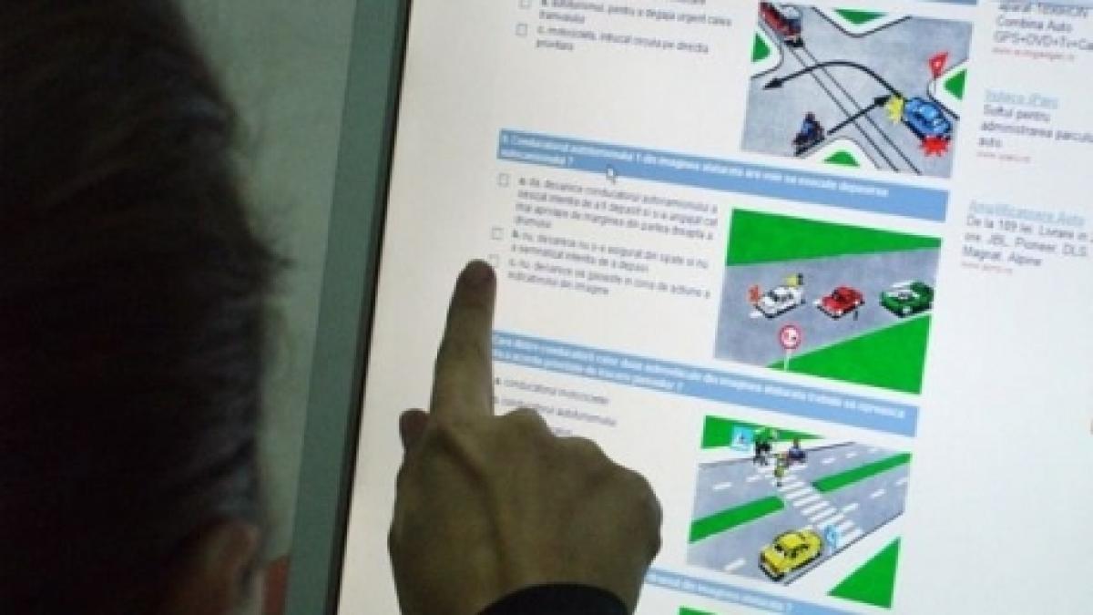 Ingrijorător! Tot mai puțini candidați trec de proba teoretică pentru permisul de conducere