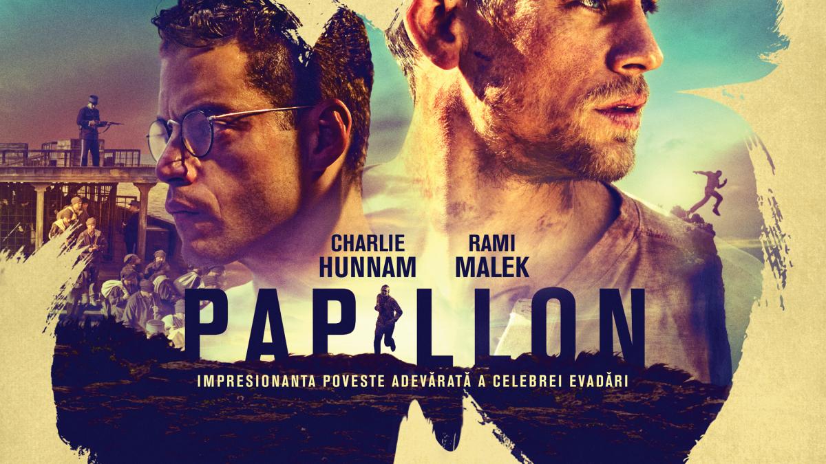 O nouă ecranizare cu “Papillon”, dură, spectaculoasă şi emoţionantă, cu doi mari actori