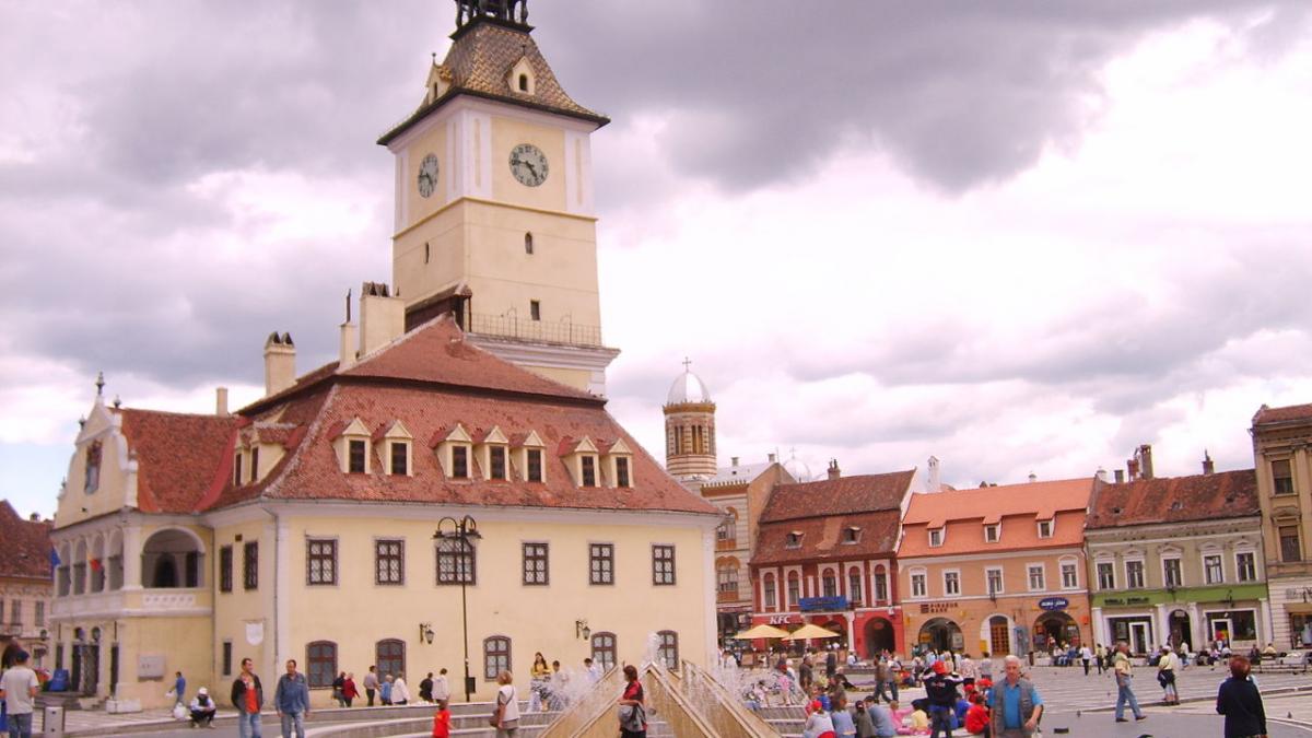 Miting de susținere PSD în Piața Sfatului din Brașov