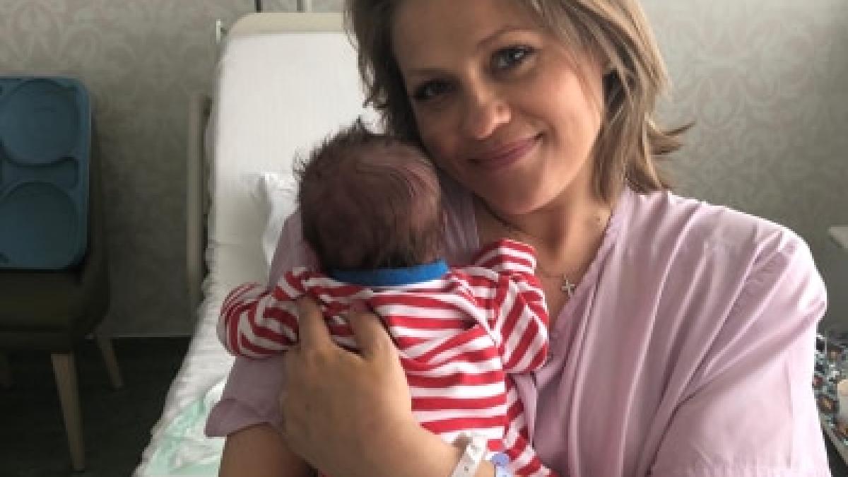 Mirela Vaida a născut cel de-al treilea copil, un băiețel de nota 10