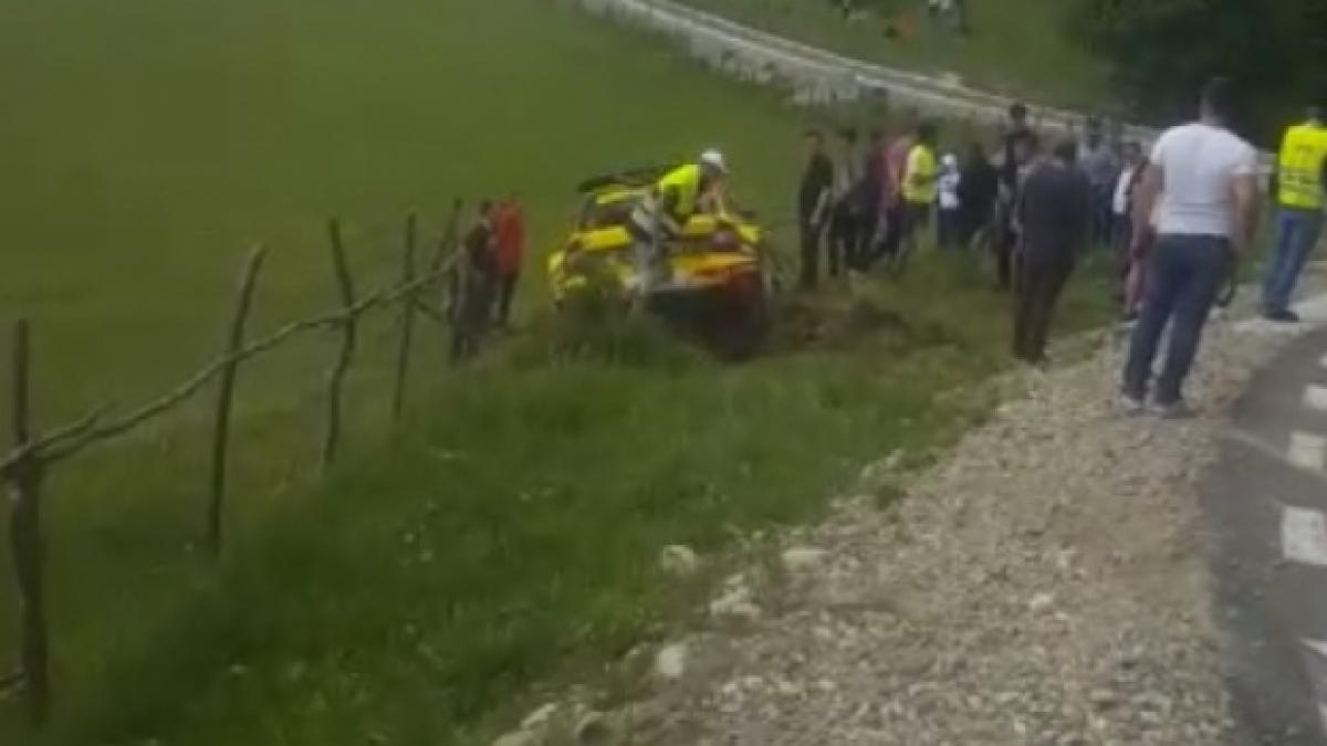 Titi Aur, accident la Raliul Argeșului