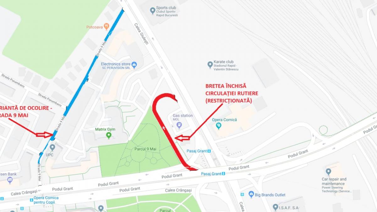 Lucrările la Pasajul Grant continuă!