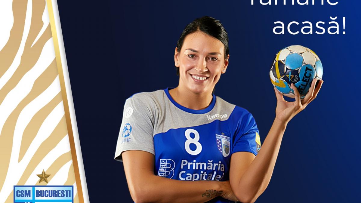 Cristina Neagu a semnat un nou contract cu CSM Bucureşti