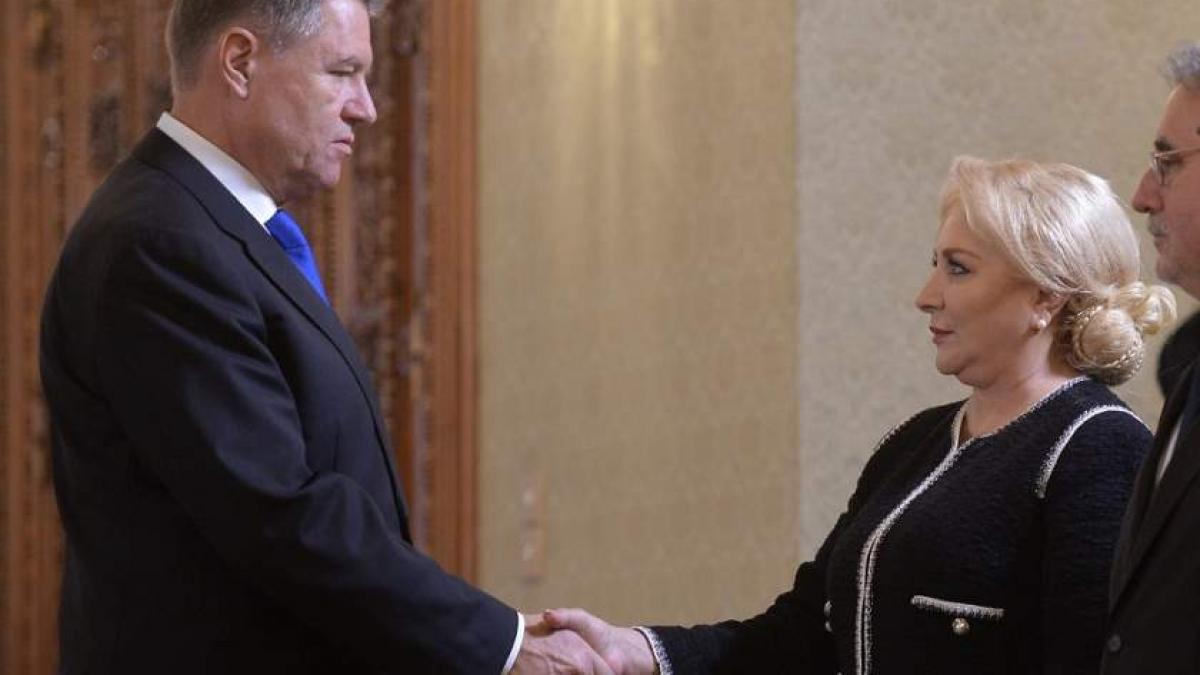 Viorica Dăncilă și Klaus Iohannis, discuții privind propunerile de miniștri interimari