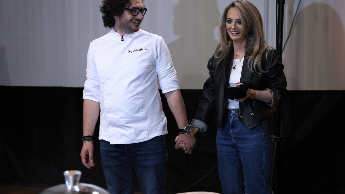 Gest romantic pentru soția lui chef Florin Dumitrescu,  pe platoul Chefi la cuțite