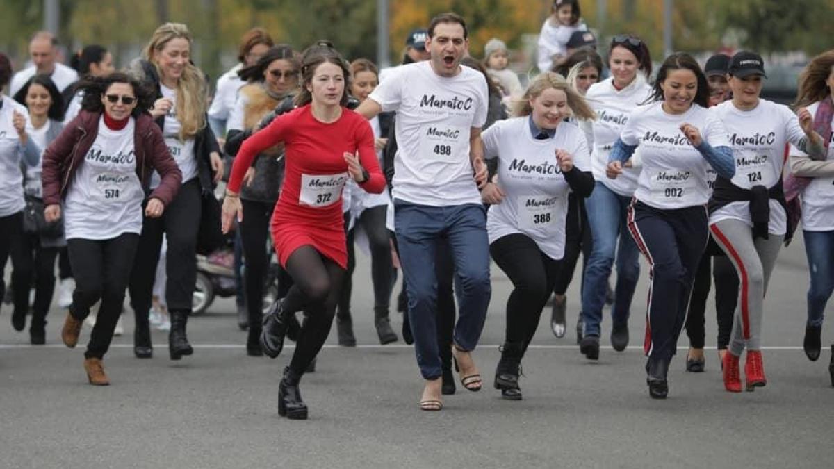 „Maraton” pe tocuri, în Capitală