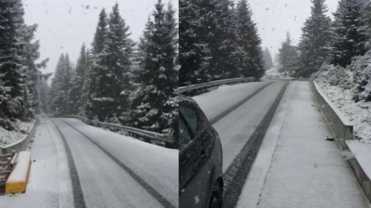Drum județean închis la Botoșani din cauza viscolului și a ninsorilor abundente