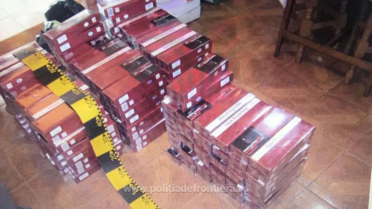 10 milioane de țigarete de contrabandă capturate de la începutul stării de urgență