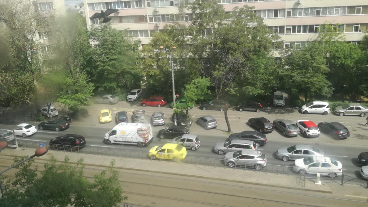 Trafic intens în Capitală, în plină pandemie de coronavirus