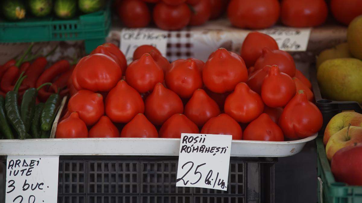 Roșii, la preț de porc