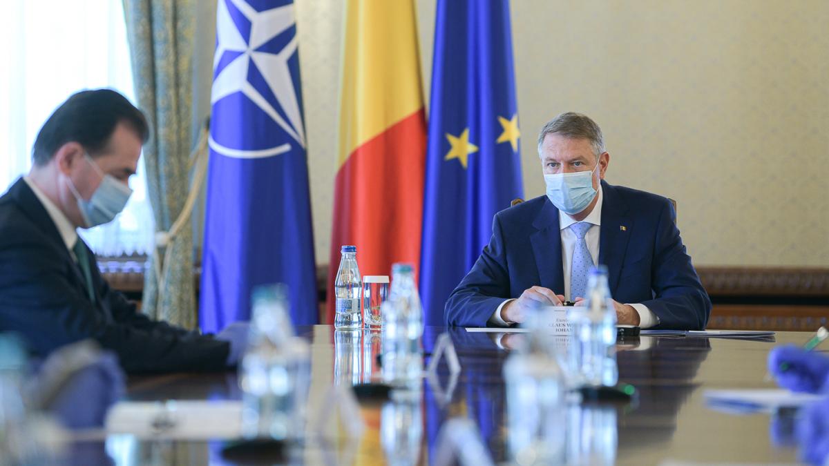O nouă ședință la Palatul Cotroceni pe tema măsurilor privind gestionarea epidemiei de COVID-19