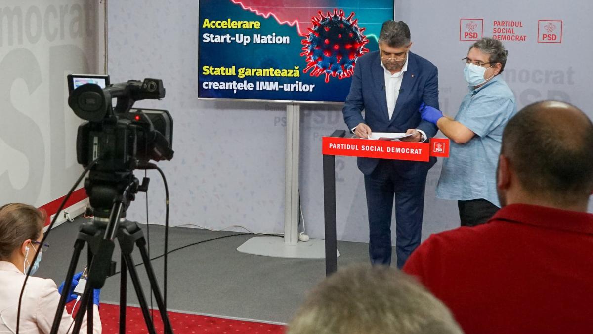 Lui Marcel Ciolacu i s-a făcut rău în timp ce prezenta programul economic al partidului