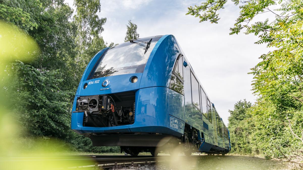 A apărut primul tren alimentat cu hidrogen