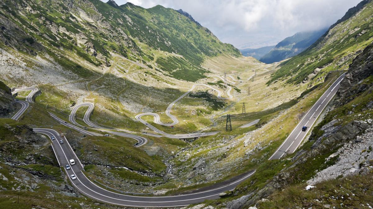 Transfăgărășanul, parte din traseul de concurs al Raliului Argeșului
