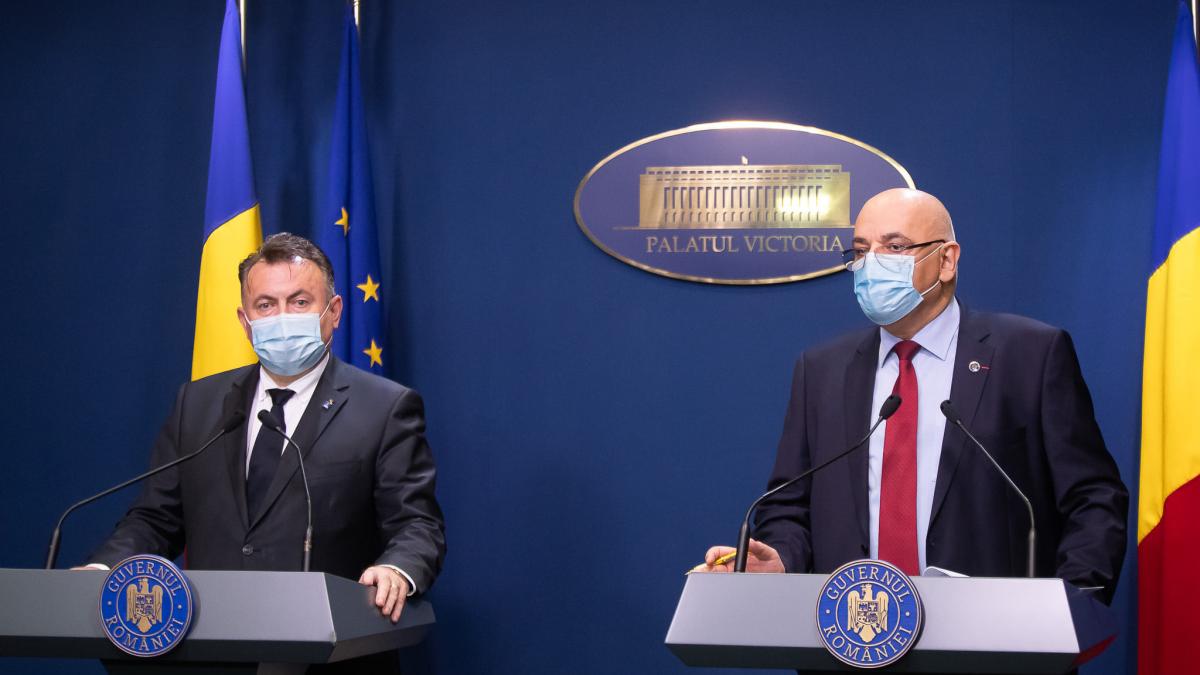 VIDEO. Nelu Tătaru și Raed Arafat, conferință de presă. Ministrul Sănătății: De ieri până azi, au fost 550 de externări, în urma deciziei CCR