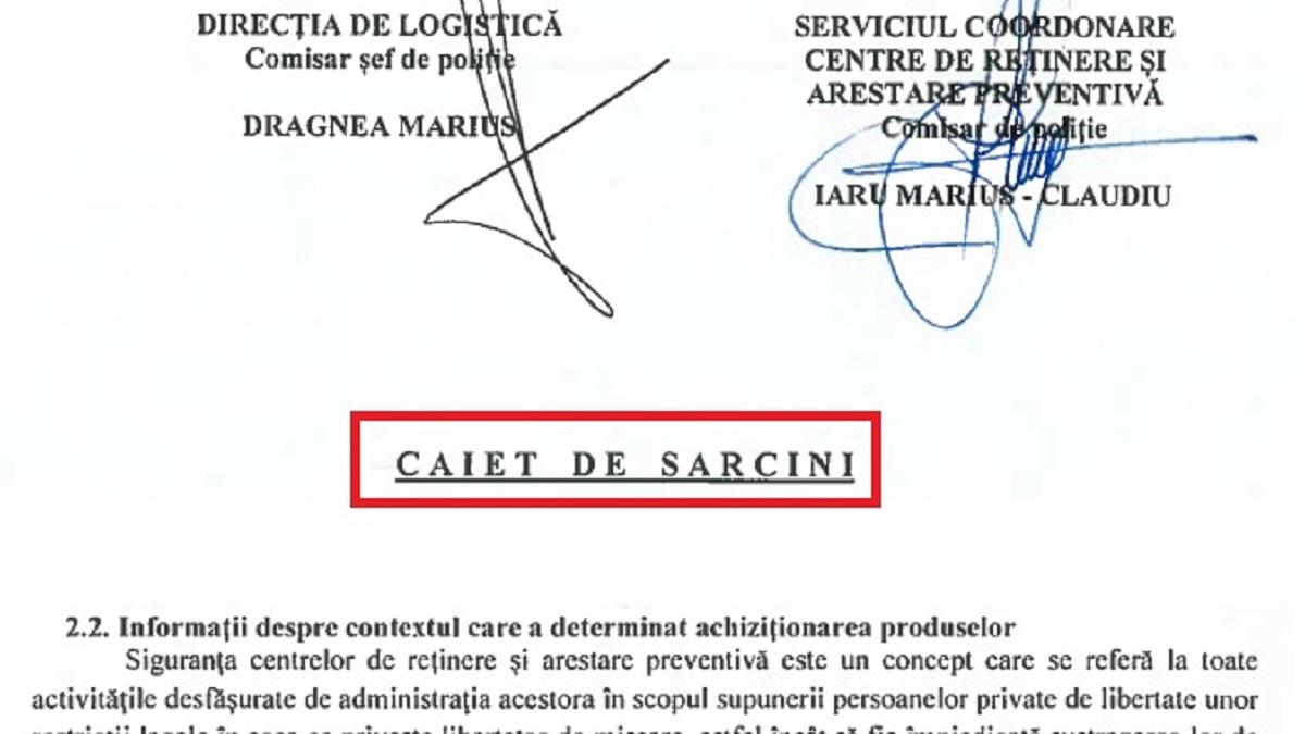 Dube pentru deținuți, cumpărate de Poliția Română de la o firmă controlată de apropiații lui SOV și Liviu Luca